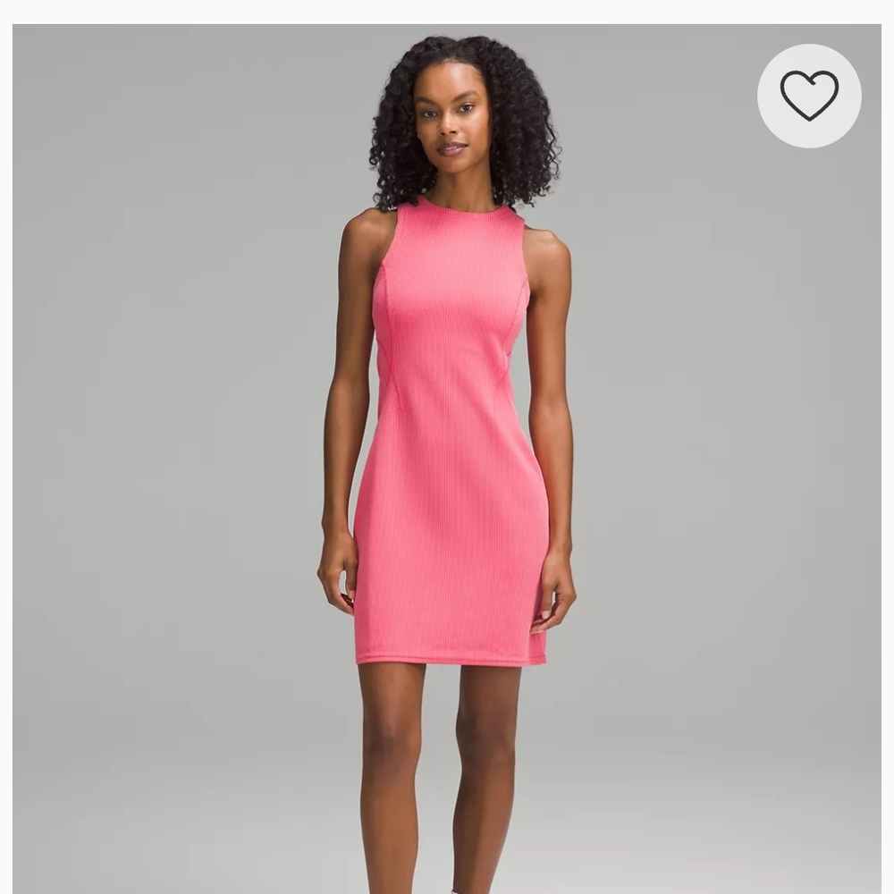 Lululemon Athletica Pink Halter Sheath Mini Dress